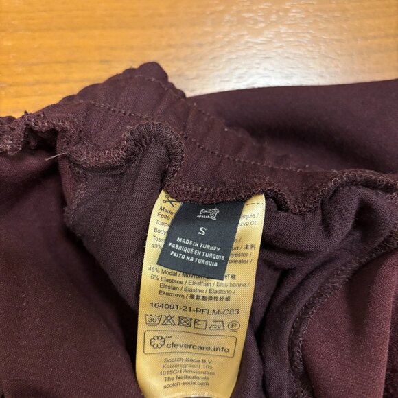 Scotch & Soda Wide Leg Sweatpants (PURPLE) - Picture 8 of 11
